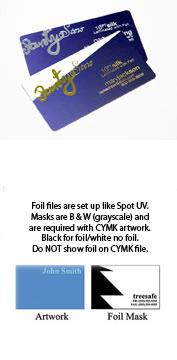 Business Cards - Foil<img src=